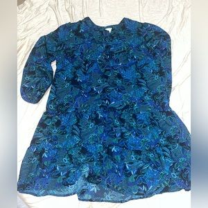 Time and Tru Longsleeve Paisley Dress